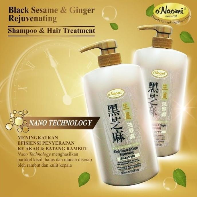 O Naomi Shampoo Penghitam Cegah Rontok Uban Penumbuh Rambut O'Naomi