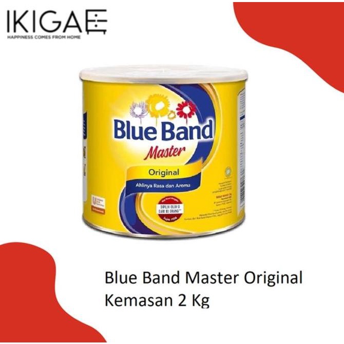 

BLUE BAND MASTER MENTEGA MARGARIN ORIGINAL KEMASAN 2 KG
