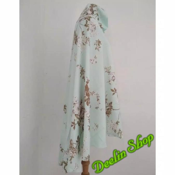 Jilbab / Hijab Khimar Cantik Motif Bunga 2 Original