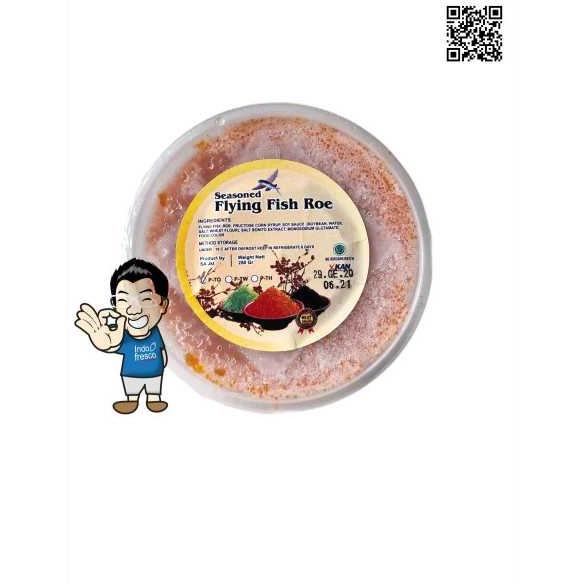 

Tobiko Flying Fish Roe- Telur ikan terbang 250g- Frozen Seafood