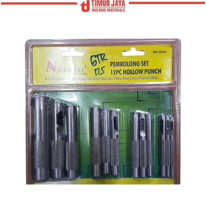 

Plong Set 12Pcs Nankai / Pembolong / Hollow Punch 12 Pcs