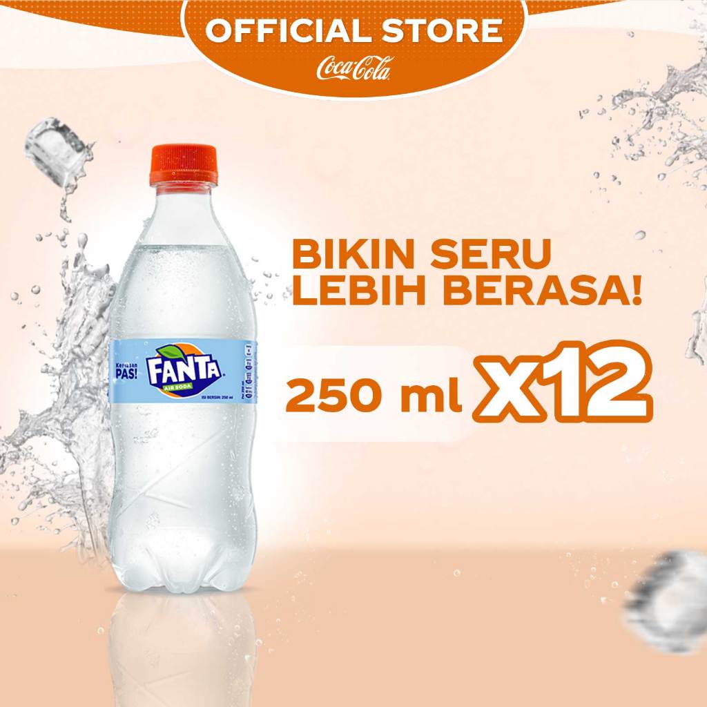 

Fanta Air Minuman Soda - Botol 250ml x 12pcs