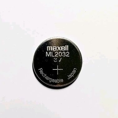 Baterai Maxell ML2032 ML 2032 rechargeable 3volt Lithium Coin Cell Japan