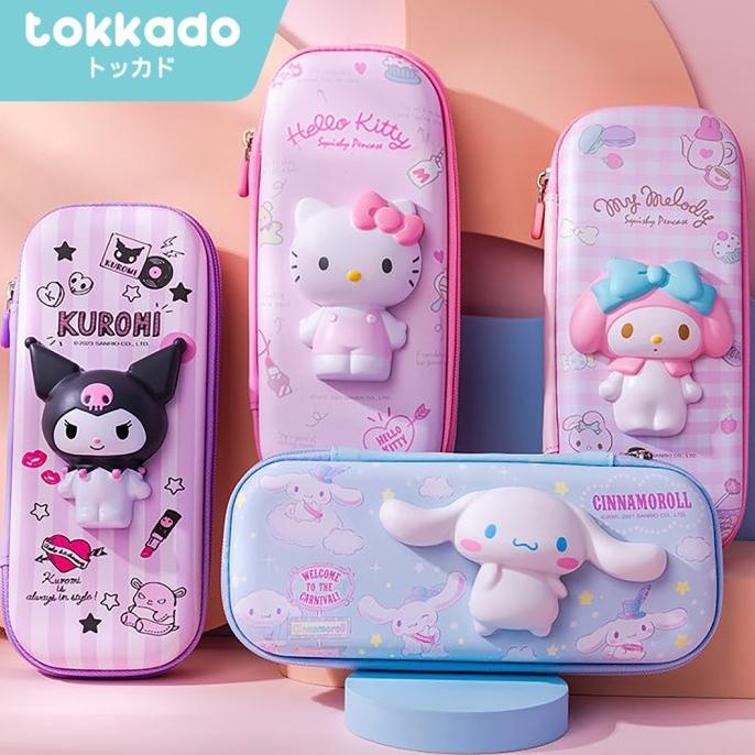 

TOKKADO Sanrio Squishy Pencil Case Original Kotak Pensil Anak Lucu