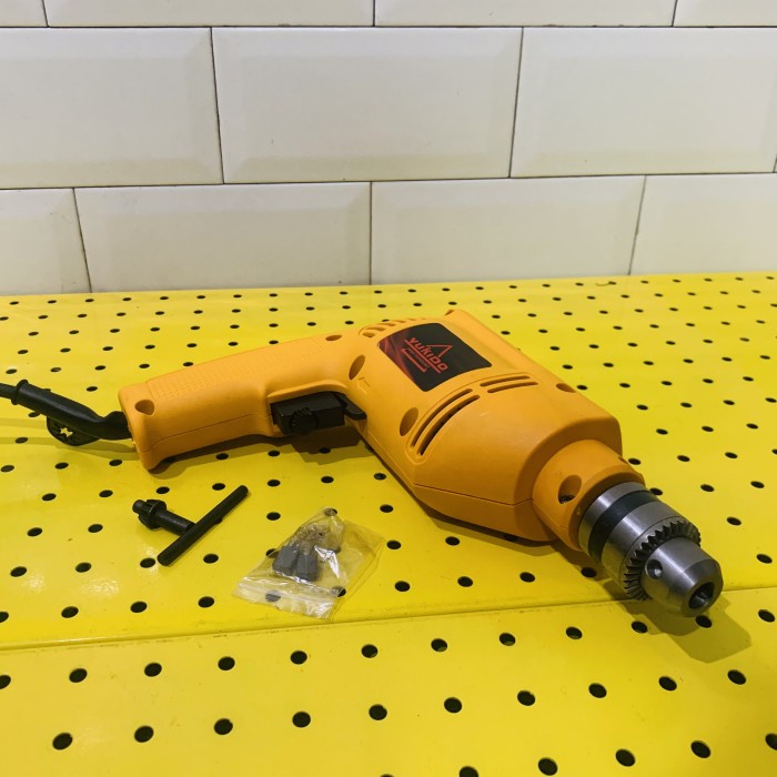 MESIN BOR LISTRIK 10MM BOR TANGAN BOLAK BALIK VARIABLE SPEED YUKIDO