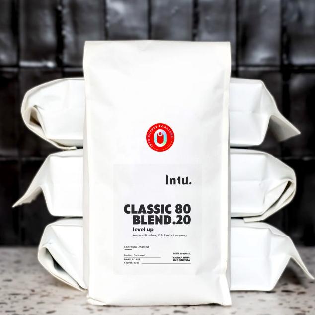 

Hitss!! Biji kopi classic blend level up - arabica robusta espresso