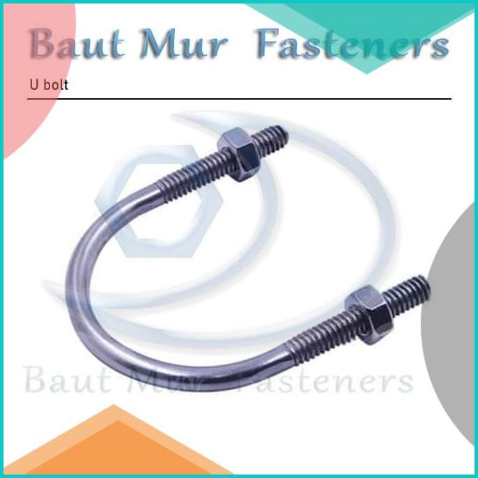 U Bolt Stainless 1/4 x 1/2 SUS304 SS304 16novz3 limited stock