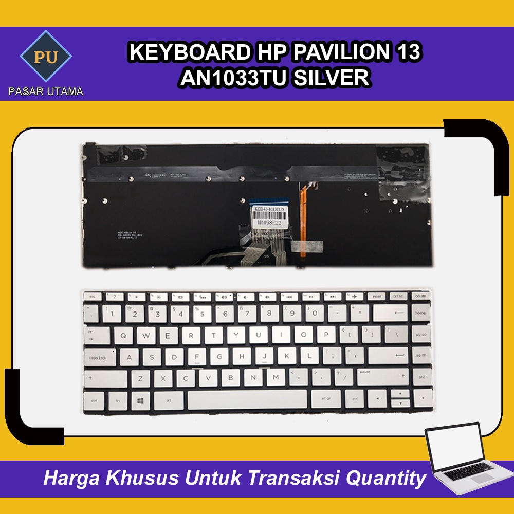 Keyboard HP Pavillion AN1033TU 13 Silver