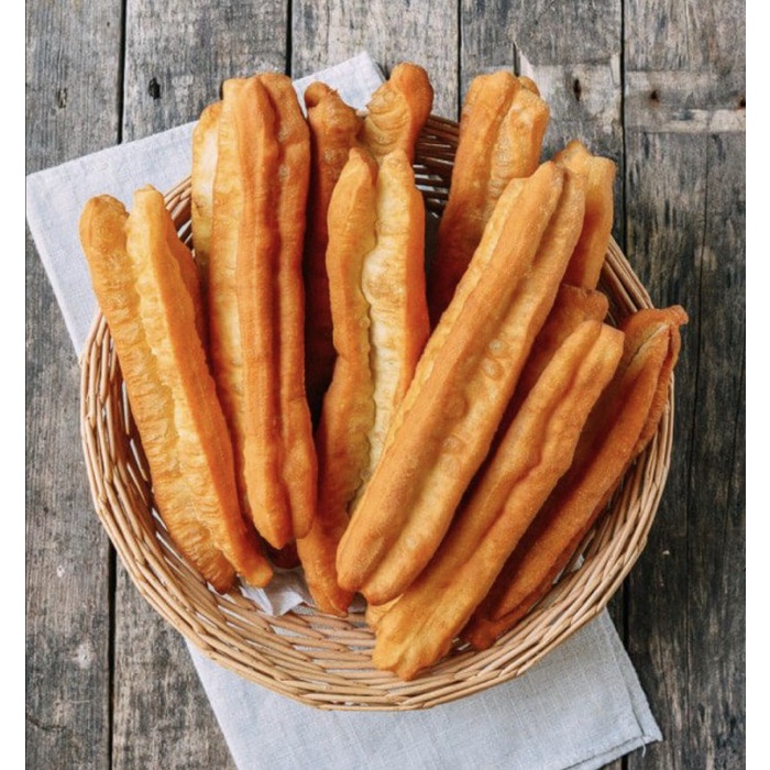 

Promo Cahkwe Cakwe Youtiao Fritters Roti Goreng Frozen Beku Isi 10Pcs