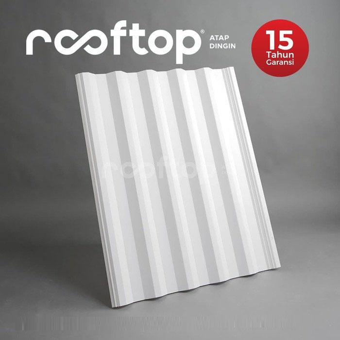 Atap uPVC Rooftop I Series I-Series Rumah Gedung Ruko Alderon Rooftuff Halodeck Solartuff  Putih / B