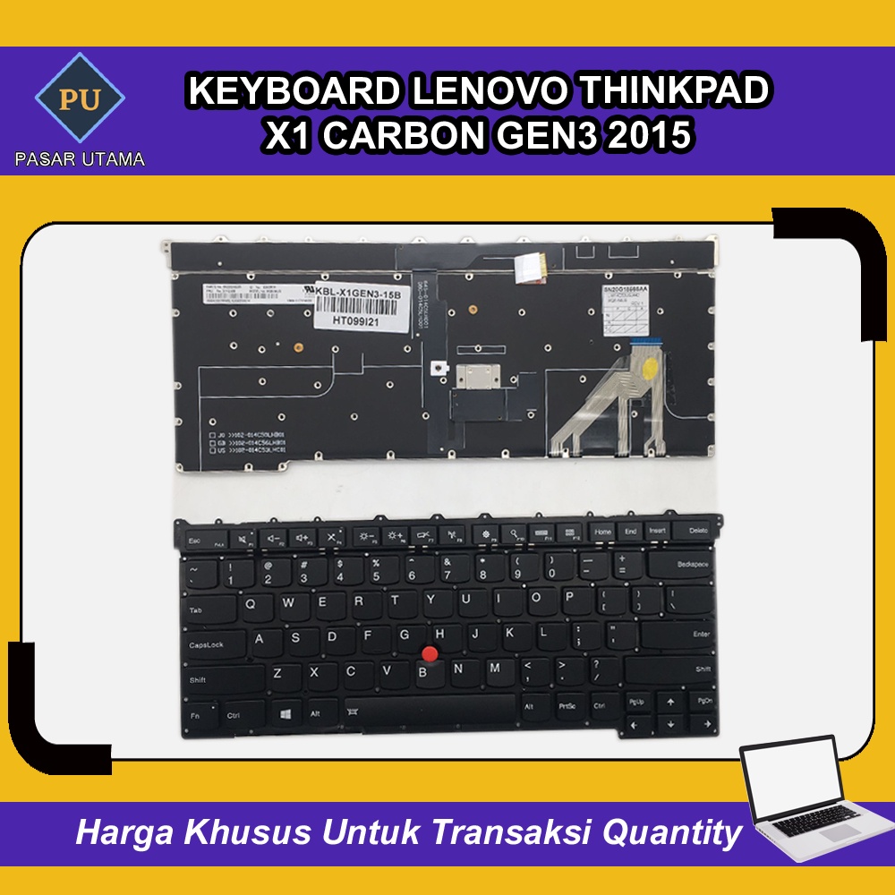 Keyboard Lenovo Thinkpad X1 Carbon GEN3 2015