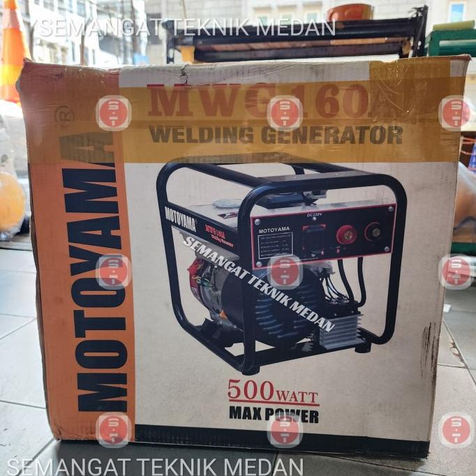 TERMURAH - MWG160A MESIN LAS GENSET BENSIN GENERATOR WELDER MOTOYAMA MWG 160 A