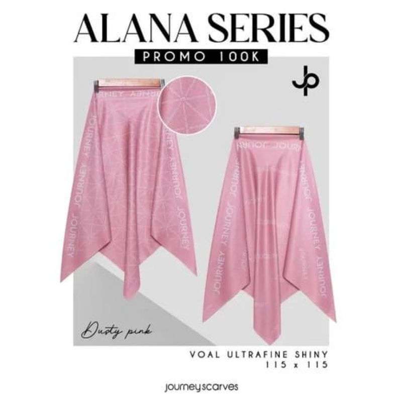 Jilbab Journey Ori Premium Alana Segiempat