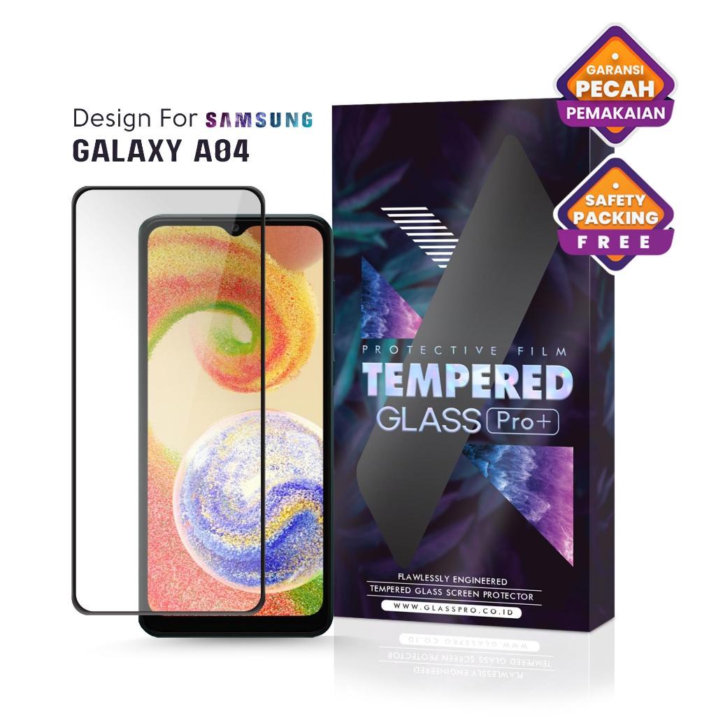 Tempered Glass Samsung Galaxy A04 Full Cover - Premium Glass Pro