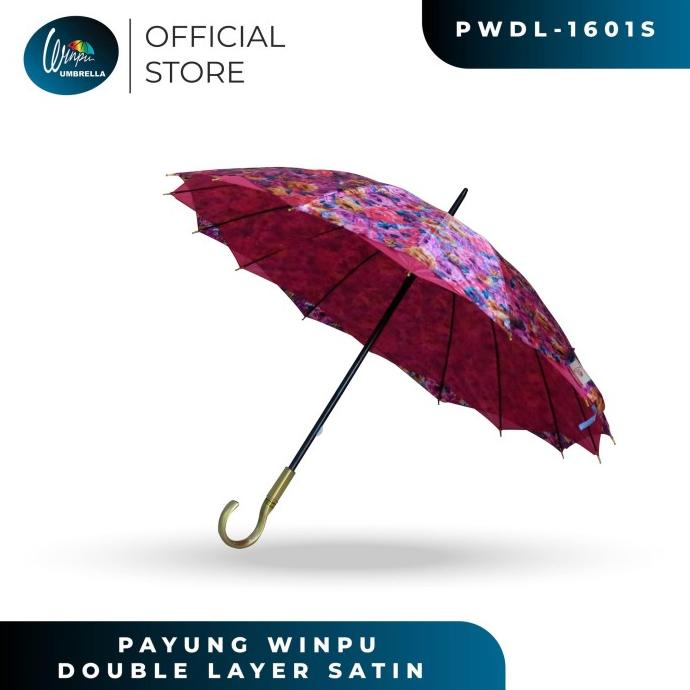 PAYUNG WINPU SATIN 2 LAPIS PAYUNG WINPU DOUBLE LAYER