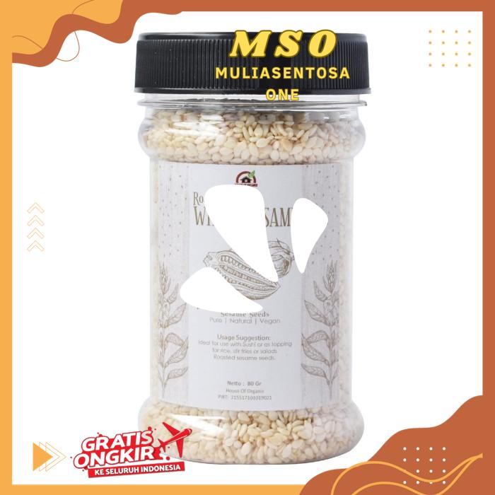 

ROASTED WHITE SESAME (BOTOL) 80 GR HIGHT QUALITY PRODUK !!