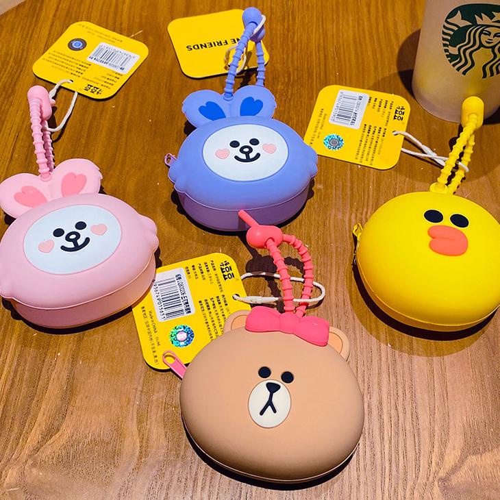 Tokkado Line Friends Coin Purse Dompet Koin Ni Cute Lucu