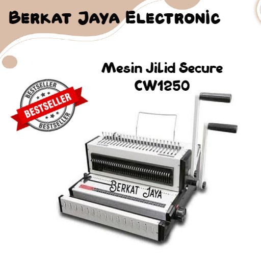 

Secure CW-1250 Mesin Binding Spiral Kawat /Mesin Binding SECURE CW1250