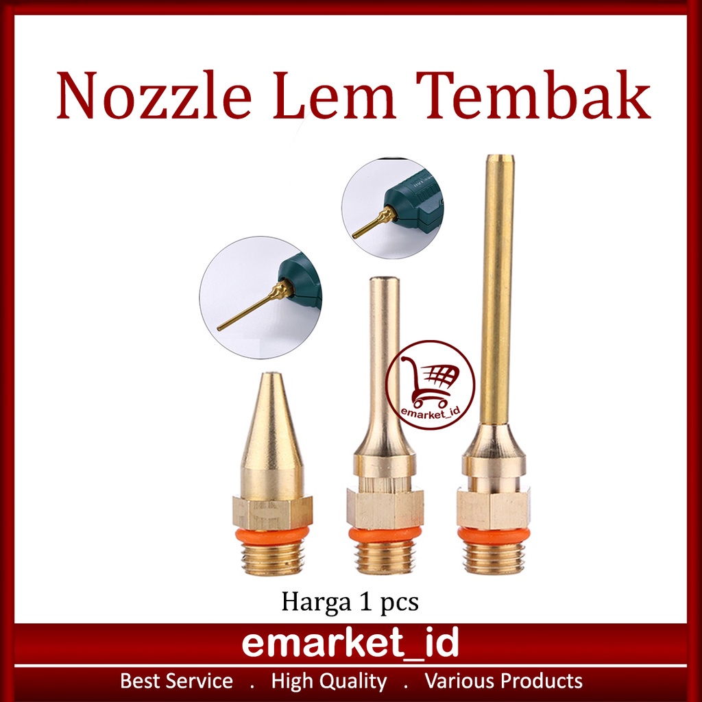 

Zyd Nozzle Lem Tembak Bahan Tembaga / Adapter Kepala Diameter Besar Pendek Panjang