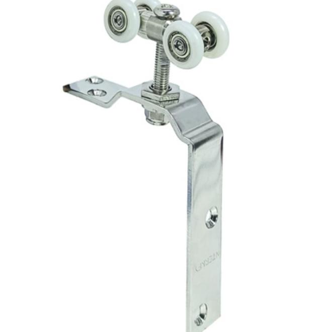 Roda Gantung Pintu Lipat Sliding Komplit Set Putar 360 Tanpa Rel