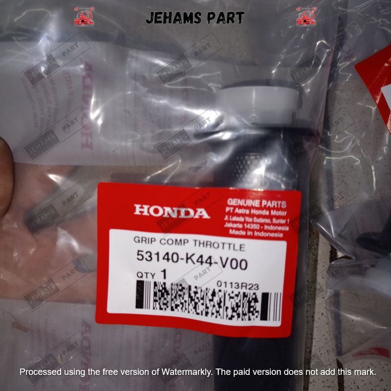 KARET GAS, HAND GRIP, GRIP HANDLE KANAN, GRIP COMP THROTTLE BEAT DELUXE, BEAT POP, BEAT ESP, SCOOPY 