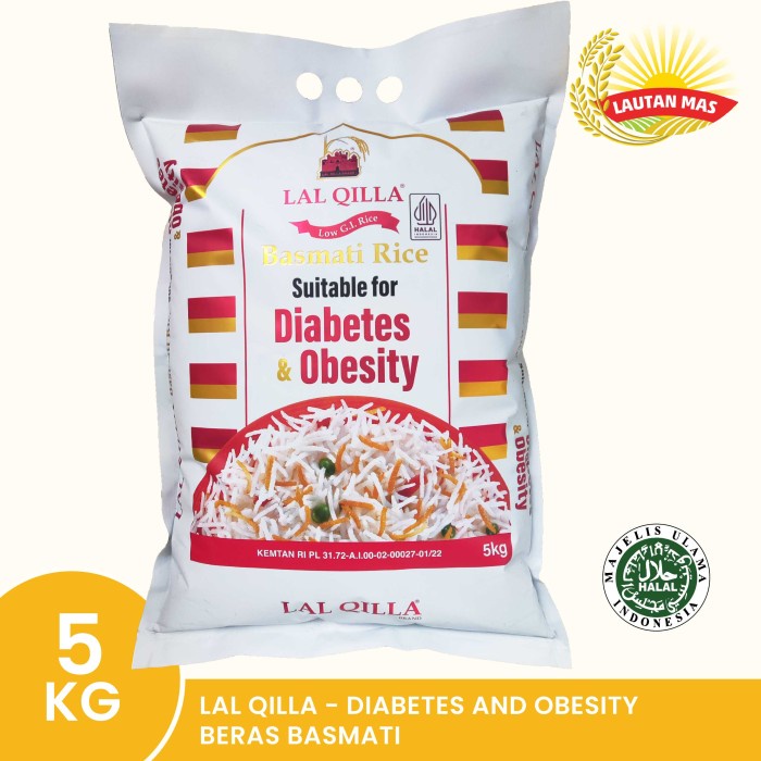 

Lal Qilla Diabetes Beras Basmati 5KG