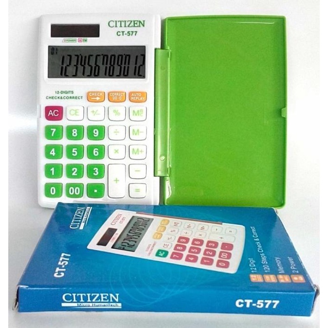 

Baru - Kalkulator CT 577 12 Digit / Kalkulator Mini Citizen CT 577 12 Digit !