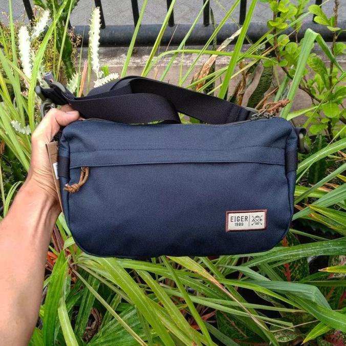 Eiger Tourer Shoulder Bag Tas Selempang Pria Original Hitam Choosemore