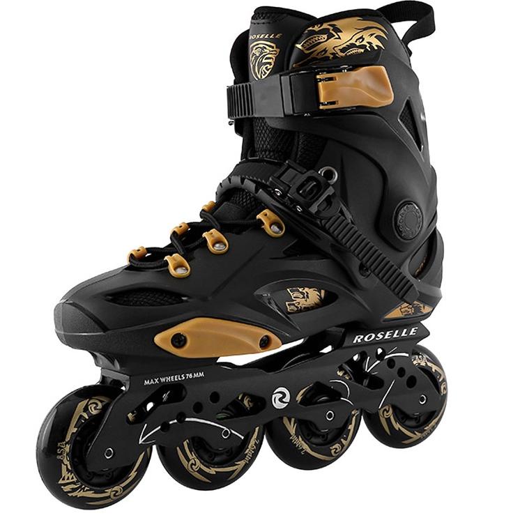 Roselle Inline Roller Skate Freestyle Dewasa Pro Slalom Sepatu Roda