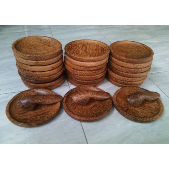 Cobek Kayu Kelapa D19 Ulekan Kayu Kelapa - COBEK KELAPA Terlaris