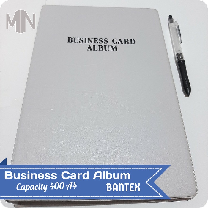 

Business Card Album Kapasitas 400 Kartu A4 BANTEX 2142
