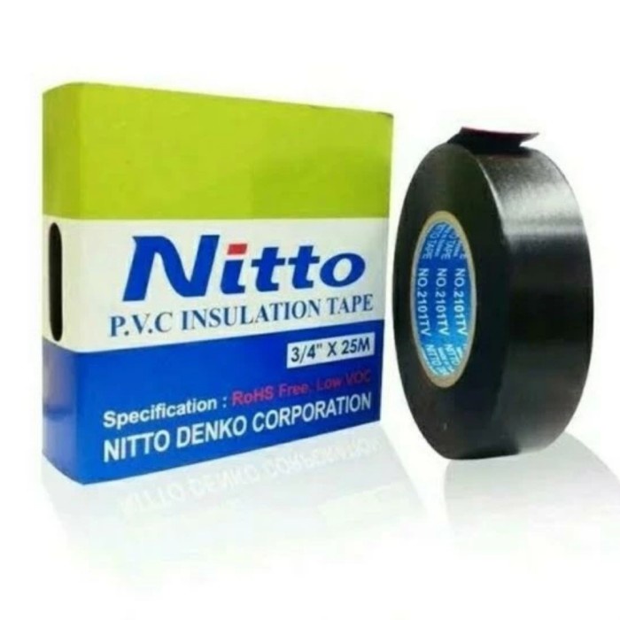 

nitto / isolasi lisltrik / isolasi nitto / isolasi hitam