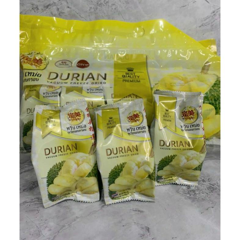 

Ready Wan Mei Durian Vacuum Freeze Dried Snack Thailand 1 pcs / 6 pcs