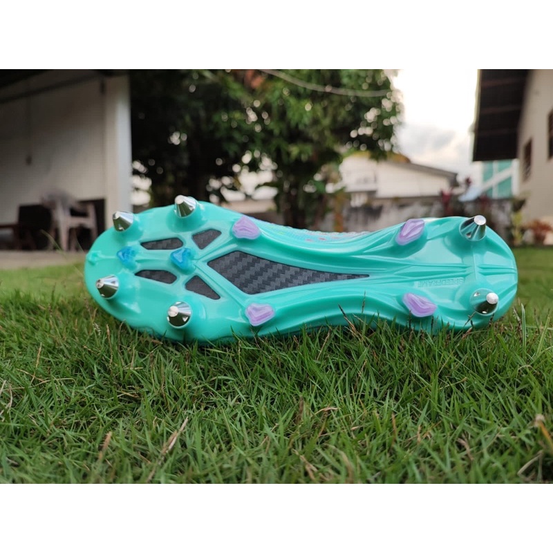 [SPORTY COLLECTION] Soccer Sepatu Sepak Bola Adidas X Speedportal.1 SG sol pull tapak besi - Clear