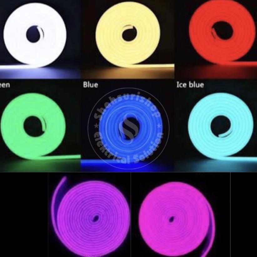 Lampu Led Neon Flex Selang 12V Dc Neonflex Flexible 5 Meter