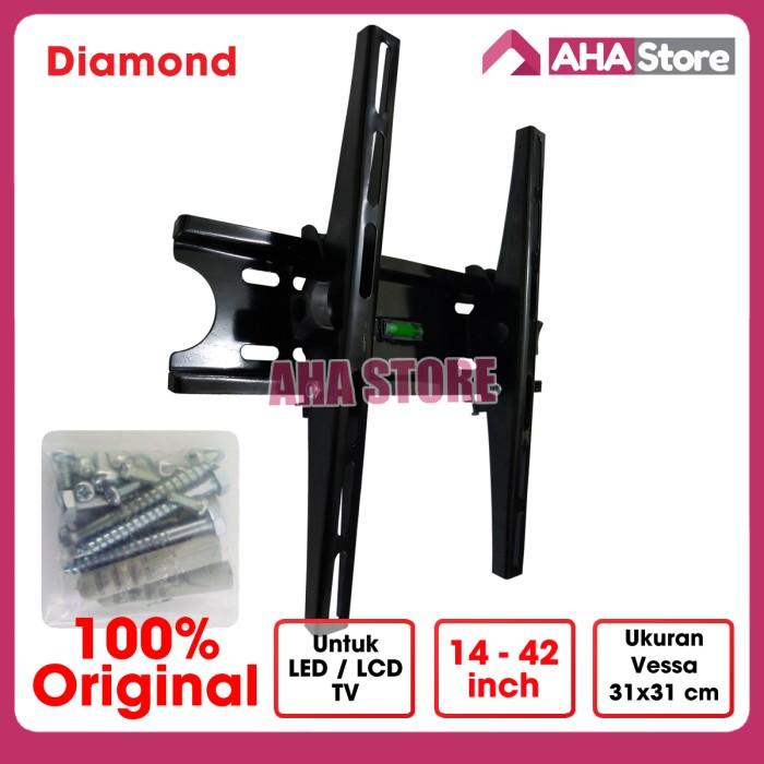 DIAMOND BRACKET TV LED/LCD 14-42 INCH - BREKET TV / BRAKET TV