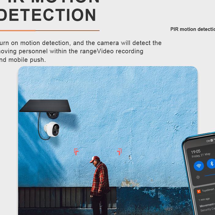 Sinovision S1 Cctv Wireless Solar Ip Camera Wifi Wireless Battery Cctv 5200Ma Waterproof Outdoor Cct