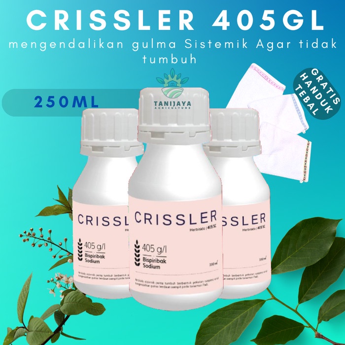 Obat Hama Gulma Tanaman Padi Crissler 405SC 250ml Herbisida Pestisida