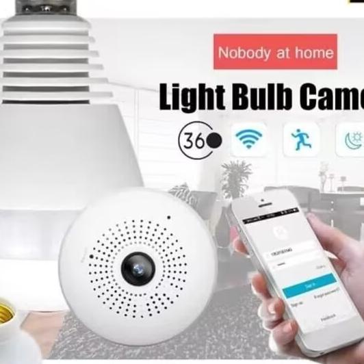 Cctv Bohlam Lampu Ip Camera V380 Cctv Lampu Wifi Wireless Cctv Ip Panorac V380 Cod