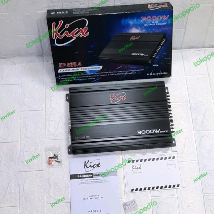 POWER AMPLIFIER MOBIL 4 CHANEL KICX HP 520.4