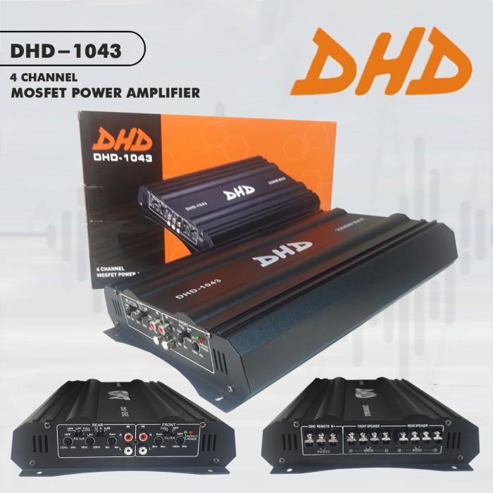 POWER AMPLIFIER DHD-1041, 1042, 1043, 1044, 1045 4 CHANNEL 2200W MAX