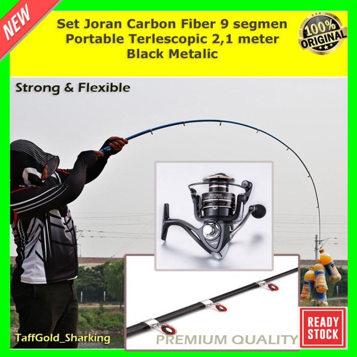 SET JORAN MINI CARBON FIBER PRO PORTABLE TELESCOPIC PREMIUM METALIC