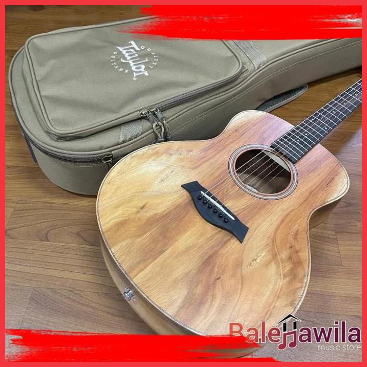 (TIP) GITAR AKUSTIK GITAR TAYLOR GS MINI-E KOA ACCOUSTIC WITH BAG