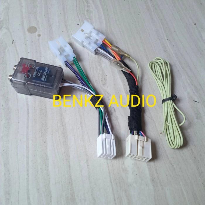 SOKET RCA OUTPUT TOYOTA PLUG N PLAY UNTUK PASANG AMPLIFIER POWER