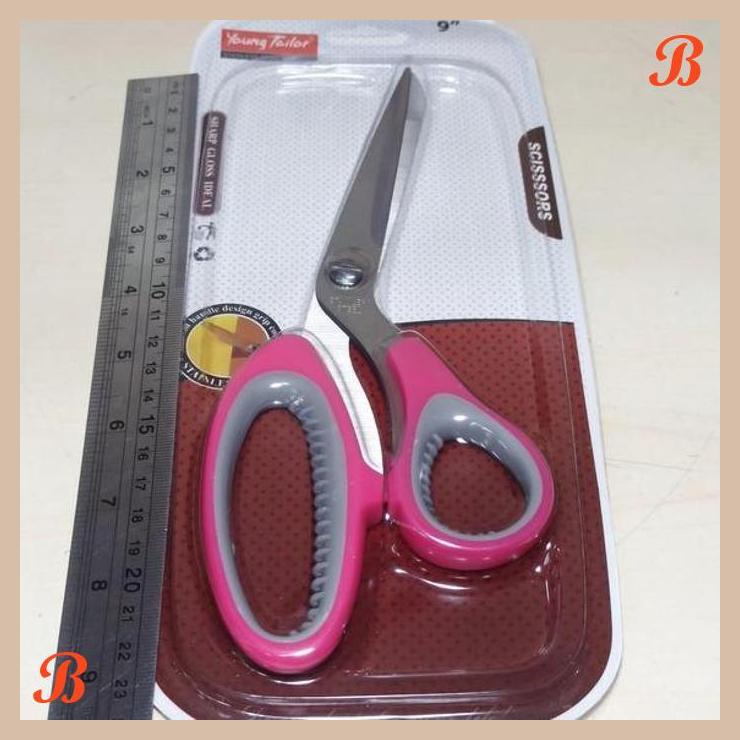 

| MJH | GUNTING KAIN - KERTAS 225MM GAGANG KARET - 9INCHI