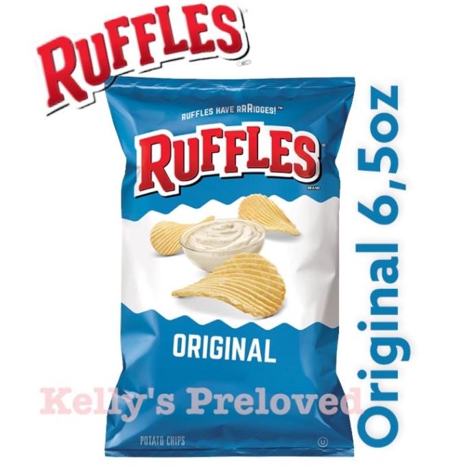 

READY STOCK RUFFLES POTATO CHIPS 6.5 OZ ( 184 GRAM ) | PRODUCT OF USA !!!!!