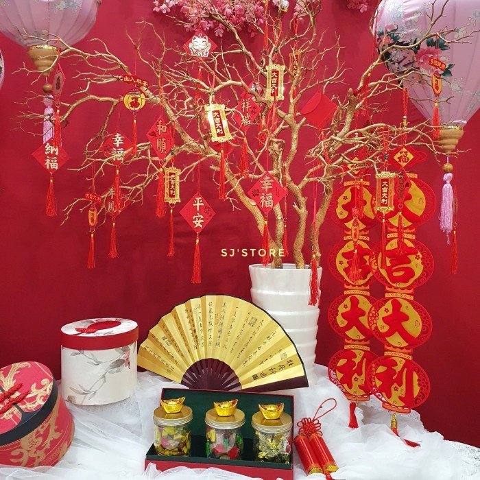 

New! TermuraH yuk!! Aksesoris dekorasi gantungan imlek cny Limited