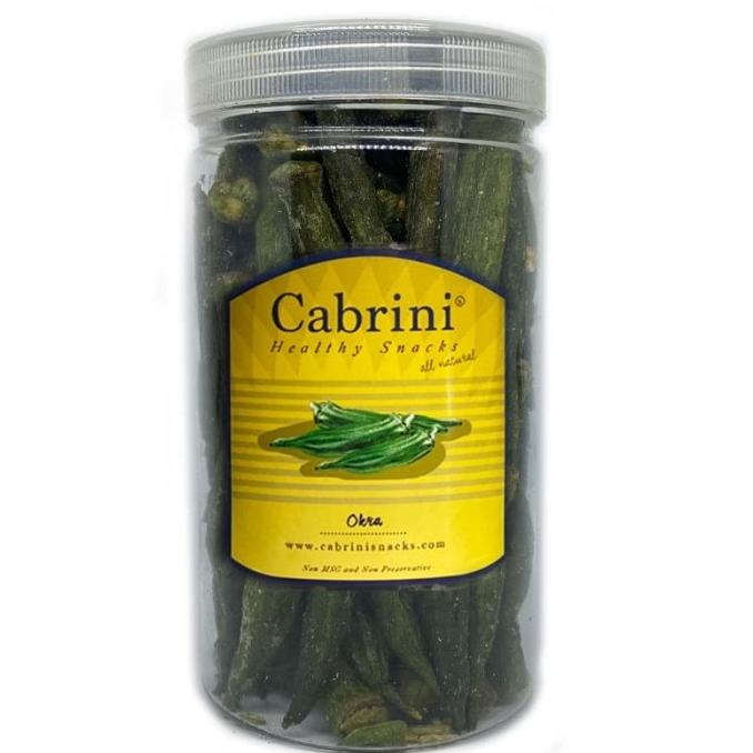 

NEW PRODUK CABRINI HEALTHY SNACKS LADIES' FINGERS ( 1000 ML ) - KERIPIK OKRA !!!!!