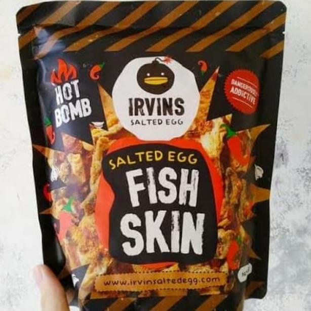 

BIG SALE IRVINS HOT BOOM /SPICY SALTED EGG FISH SKIN 105GR @MRWORLDSHOPPER !!!!!