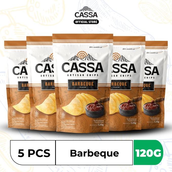 

TERBARU KERIPIK CASSA BARBEQUE 120GR X 5PCS !!!!!